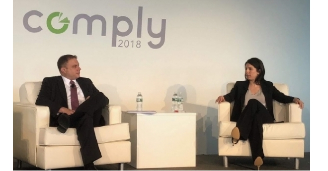 Panelists at the COMPLY 2018 Conference