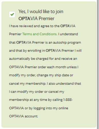 Optavia Premier Screenshot