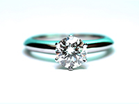 Tiffany setting diamond ring