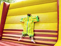 Stuck to a Velcro wall