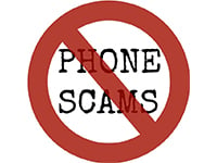 no phone scams
