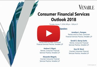 Consumer Financial Services Outlook 2018