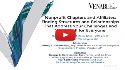Nonprofit Chapters and Affiliates