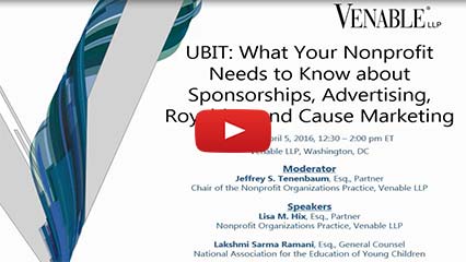 What Your Nonprofit Needs to Know About Sponsorships, etc.