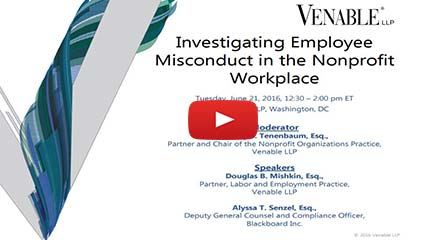 Investigating Employee Misconduct in the Nonprofit Workplace