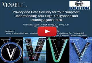 Privacy and Data Security for Your Nonprofit‎: Understanding Your Legal Obligations and Insuring against Risk