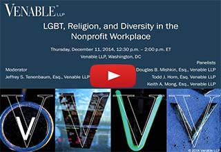 LGBT, Religion, and Diversity in the Nonprofit Workplace