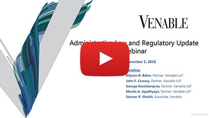 Administrative Law and Regulatory Update